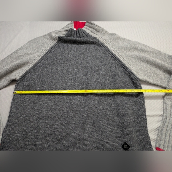 Krimson Klover L Merino Alpaca Blend Color Block Sweater Knit Tunic Sweater - Picture 3 of 12